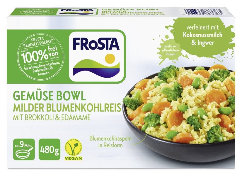 Frosta Gemüse Bowl Milder Blumenkohlreis