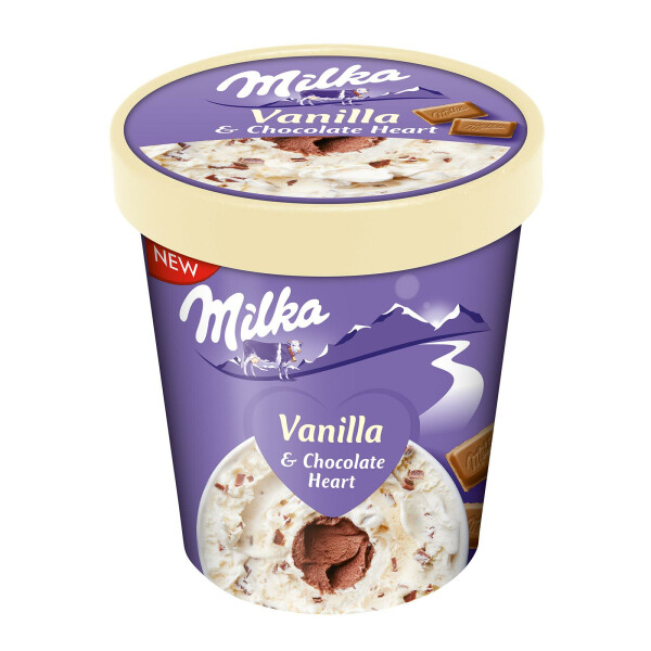 Milka Vanilla & Chocolate Heart