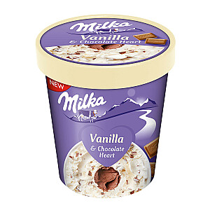 Milka Vanilla & Chocolate Heart