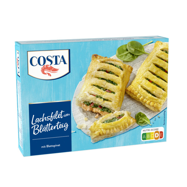 Costa Lachsfilet im Blätterteig