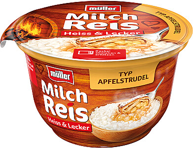 Müller Milchreis Apfelstrudel