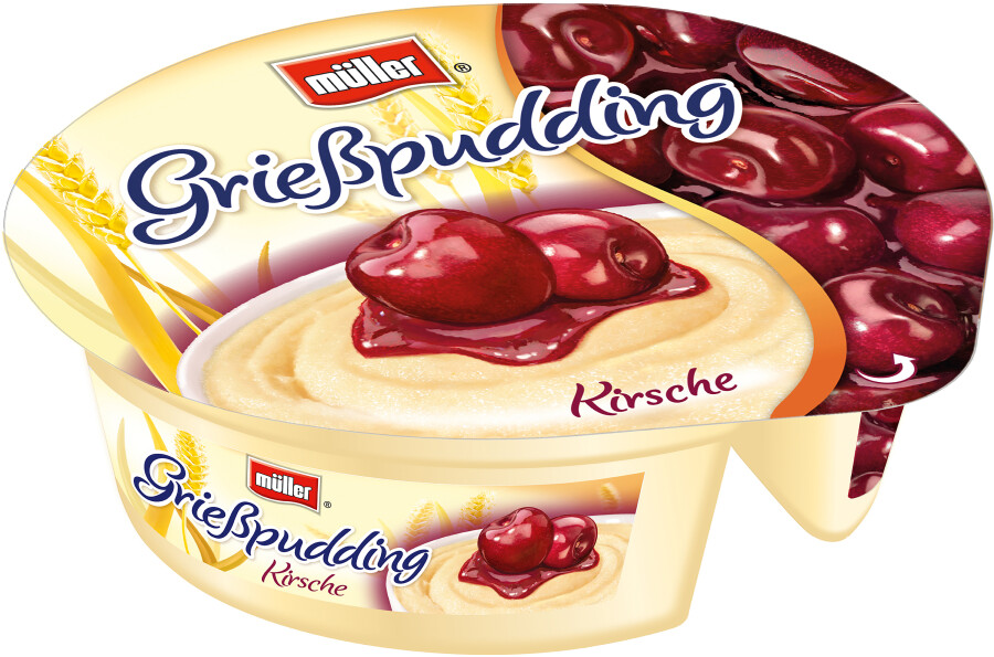 Müller Grießpudding Kirsche