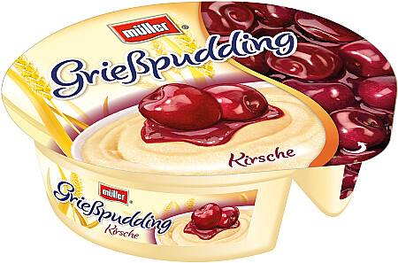 Müller Grießpudding Kirsche