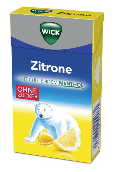 Wick Hustenbonbons Zitrone & Menthol