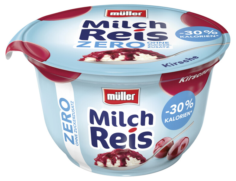 Müller Milchreis Kirsche Zero