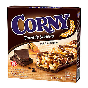 Corny Dunkle Schoko mit Edelkakao 6er