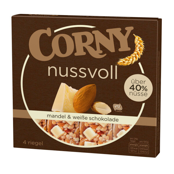 Corny Nussvoll Mandel & Weiße Schokolade