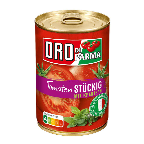 Oro di Parma Tomatenstücke mit Kräutern