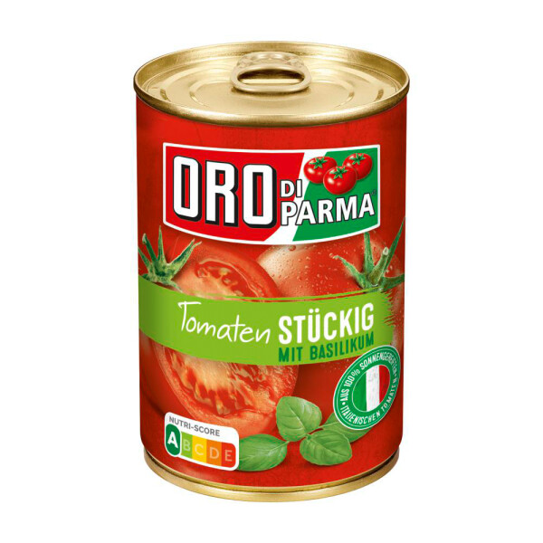 Oro Di Parma Tomaten stückig mit Basilikum