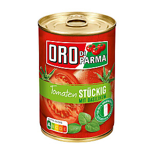 Oro Di Parma Tomaten stückig mit Basilikum