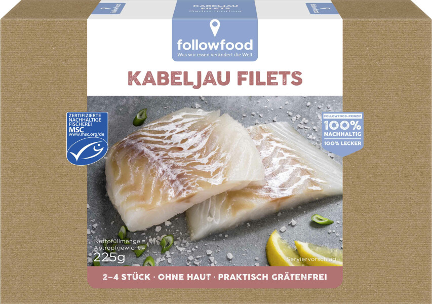 followfood Kabeljau Filet MSC