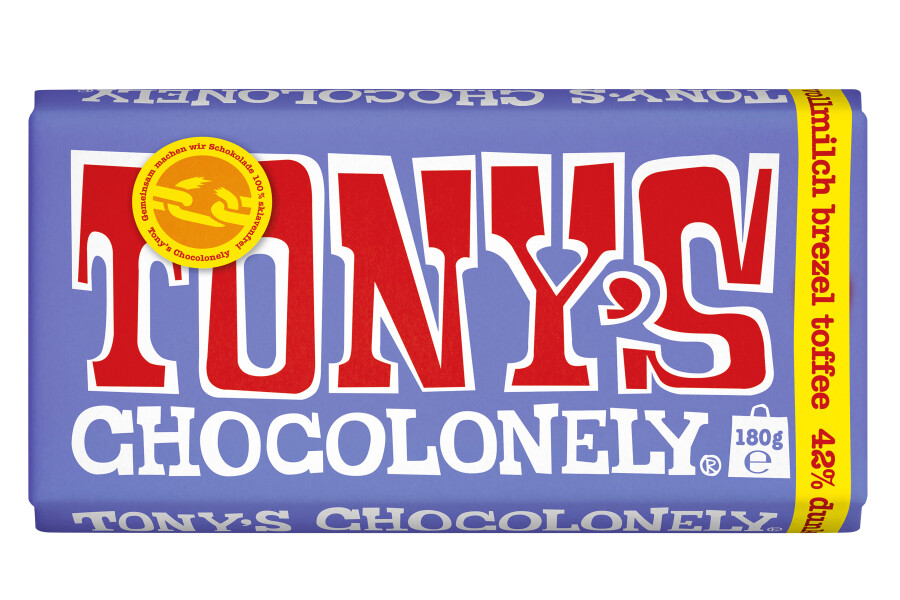 Tony's Chocolonely Vollmilch Brezel Toffee