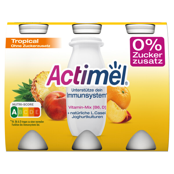 Danone Actimel Tropical 0% Zuckerzusatz 6er