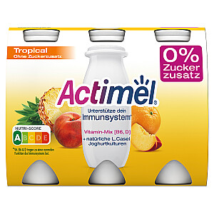 Danone Actimel Tropical 0% Zuckerzusatz 6er