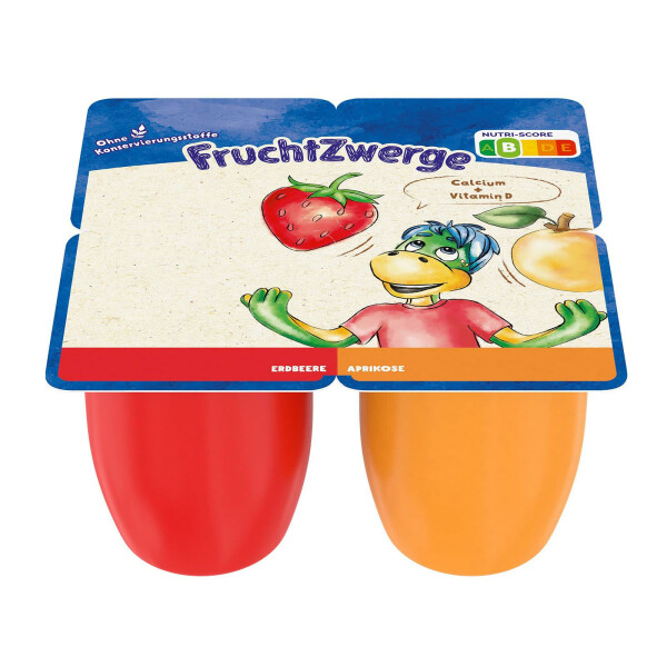 Danone Fruchtzwerge Maxi Erdbeere Marille 4er