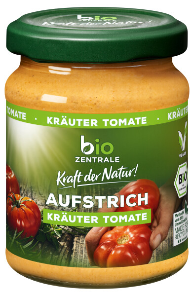 Biozentrale Aufstrich Kräuter Tomate