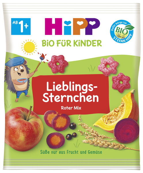 Hipp Bio für Kinder, Lieblings-Sternchen, roter Mix