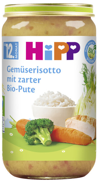 Hipp Menü Gemüserisotto Pute