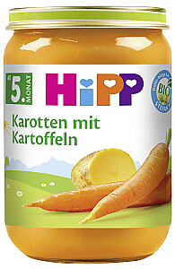 Hipp Karotten mit Kartoffeln ab 5. Monat