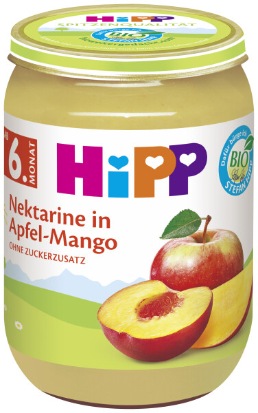 Hipp Nektarine in Apfel Mango