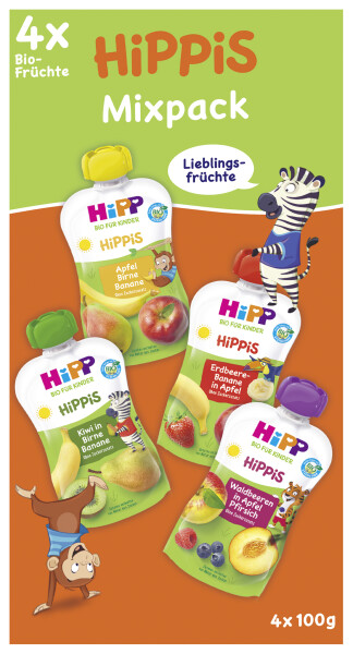 HiPP Bio für Kinder HiPPiS 4er Mixpack