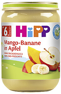 HiPP Bio Früchte Mango-Banane in Apfel