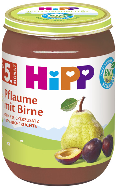 Hipp Pflaume mit Birne