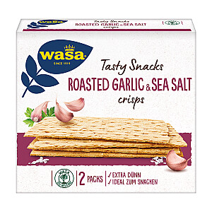 Wasa Tasty Snacks Knoblauch & Meersalz Crisps