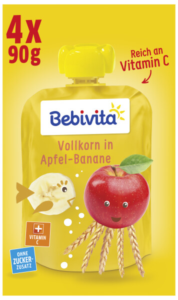 Bebivita Kinderspaß Vollkorn in Apfel-Banane