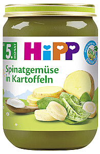 Hipp Bio Gemüse, Spinatgemüse mit Kartoffeln