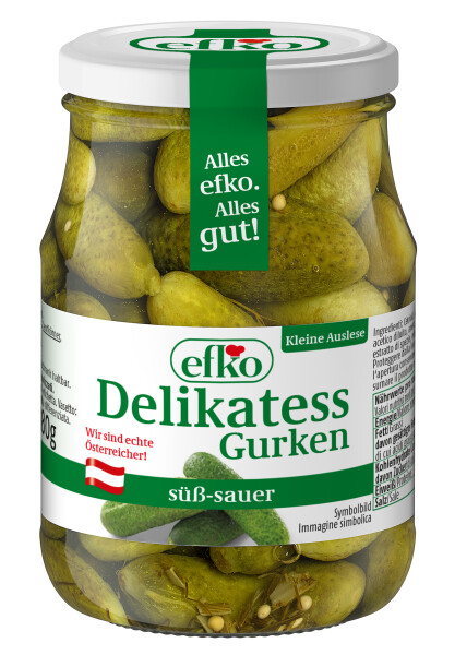 efko Delikatessgurken süß-sauer