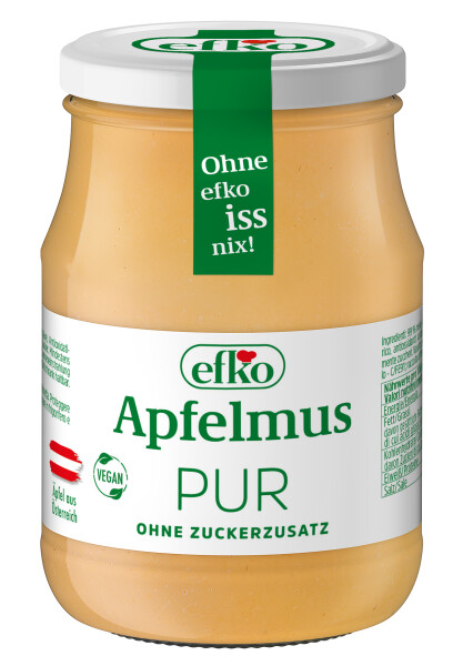 efko Apfelmus pur ohne Zuckerzusatz