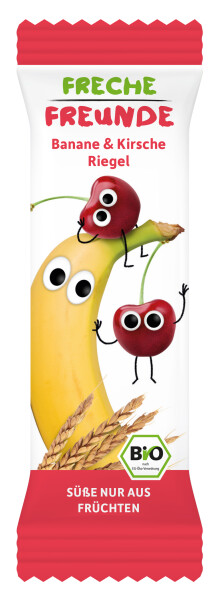 Freche Freunde BIO Frecher Riegel Banane & Kirsche