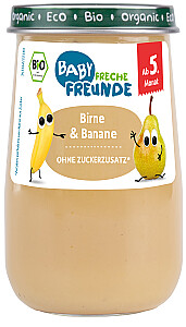 Freche Freunde Bio Gläschen Birne & Banane