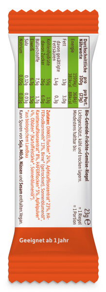 Freche Freunde Riegel Apfel-Karotte