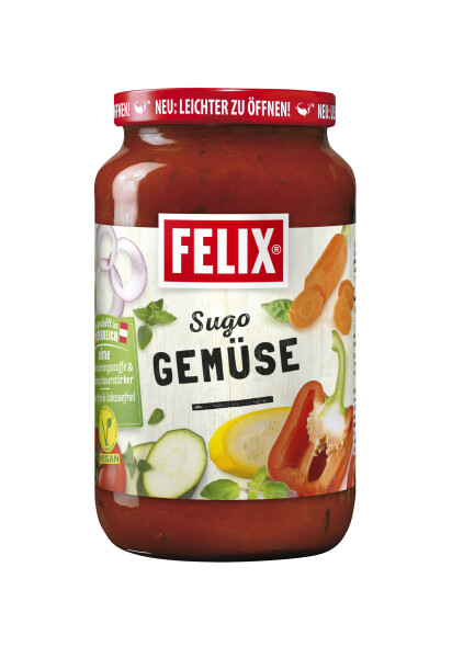 Felix Sugo mit Gemüse
