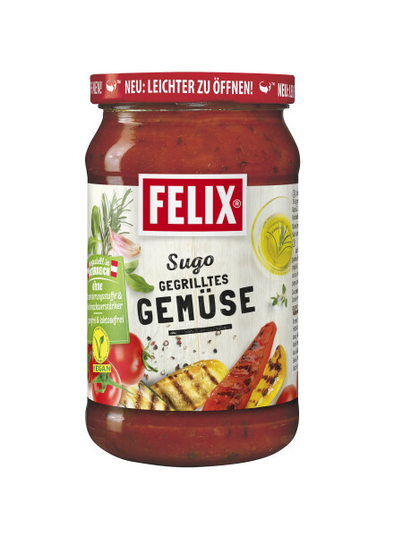 Felix Sugo mit Gegrilltem Gemüse
