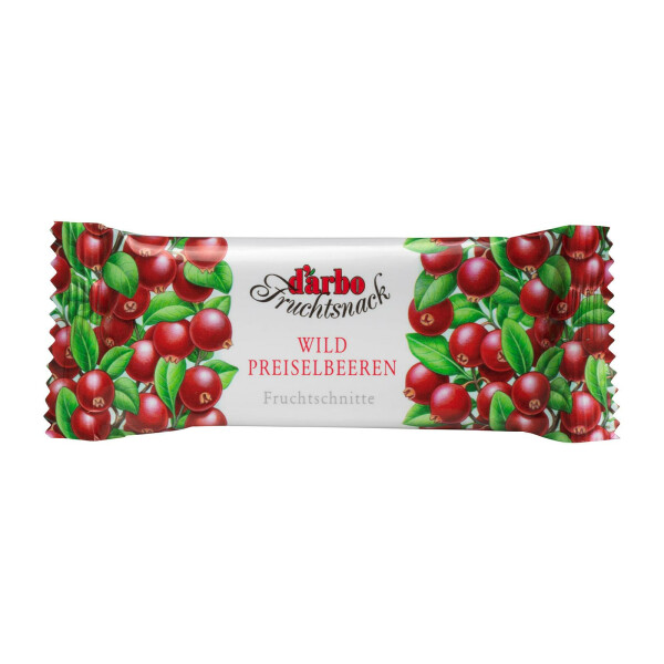 Darbo Fruchtschnitte Wildpreiselbeeren