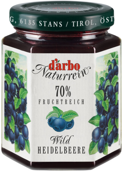 Darbo Naturrein Fruchtreich Wild-Heidelbeere