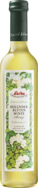 Darbo Sirup Holunderblüten Minze