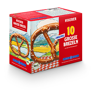 HUOBER BREZEL Bio Brezeln groß 10er-Packung