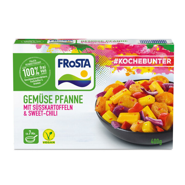 Frosta Gemüse Pfanne Süßkartoffeln & Sweet-Chili