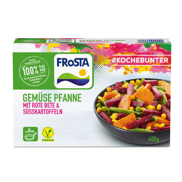 Frosta Gemüse Pfanne Rote Beete & Süßkartoffel