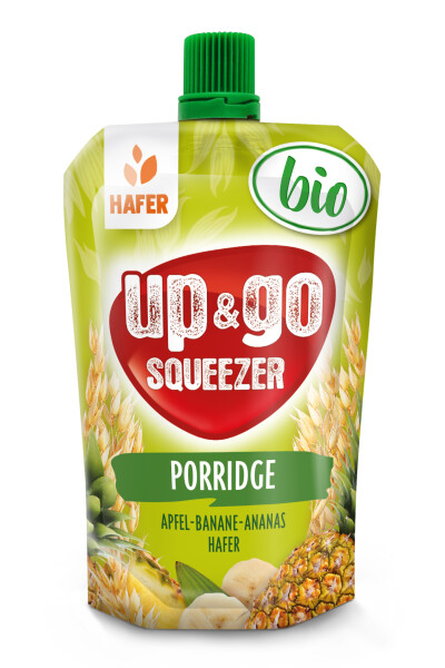 Up and Go Squeezer Porridge Apfel-Banane-Ananas-Hafer