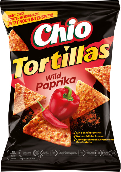 Chio Tortilla Chips Wild Paprika