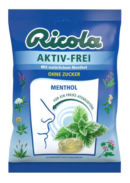 Ricola Aktiv Frei ohne Zucker