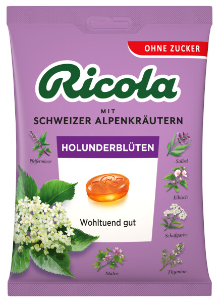 Ricola Holunderblüten ohne Zucker