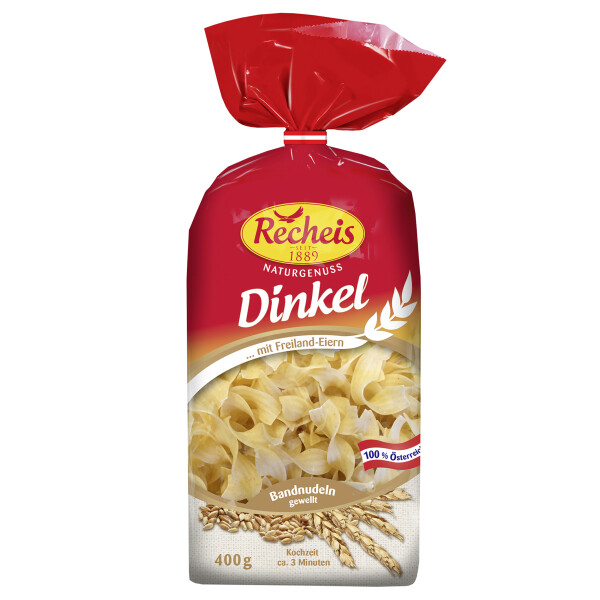 Recheis Dinkel Bandnudeln gewellt