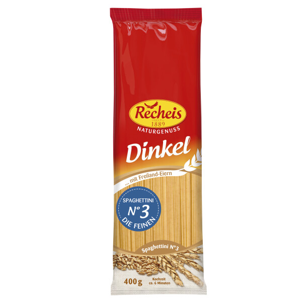 Recheis Naturgenuss Dinkel Spaghettini N°3