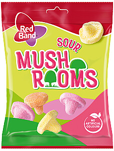 Red Band Sour Mushrooms